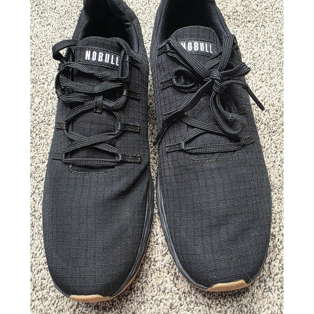 NobBull Allday Ripstop Runner Shoes Size 11 Black Comfort Activewear Athletic